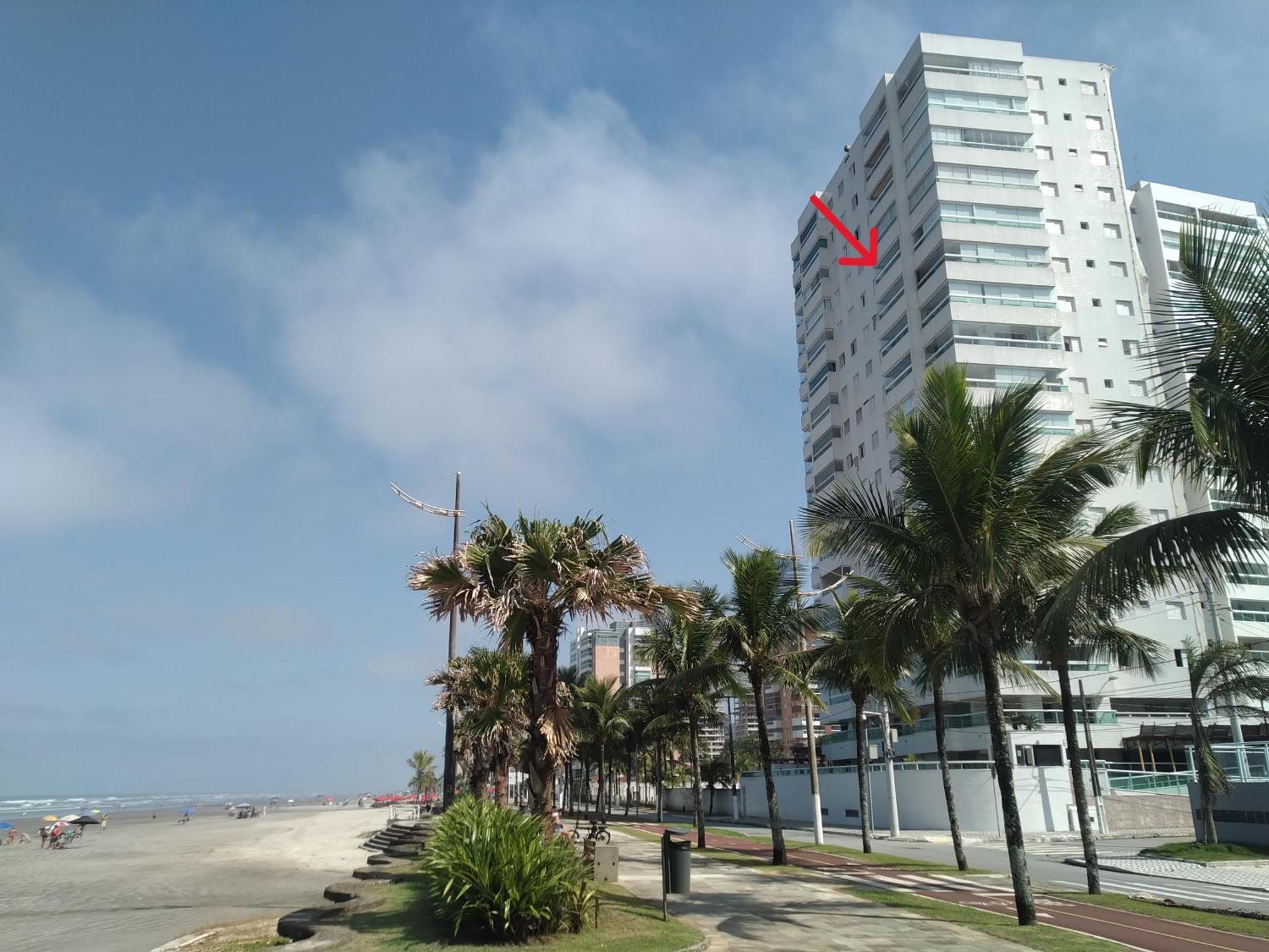 Apartamento Frente Mar Pe Na Areia Прая-Гранди Экстерьер фото